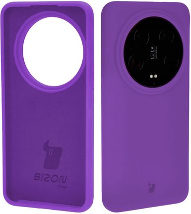 Bizon Etui Silikonowe Soft Case Do Xiaomi 14 Ultra, Fioletowe