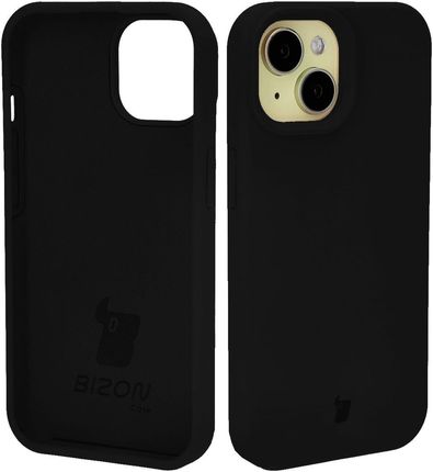 Bizon Etui Silikonowe Soft Case Do Iphone 15, Czarne