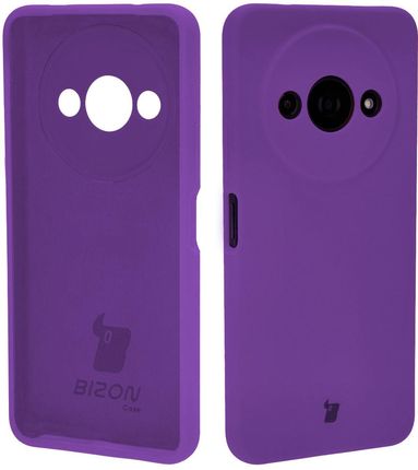 Bizon Etui Silikonowe Soft Case Do Xiaomi Redmi A3 4G, Fioletowe
