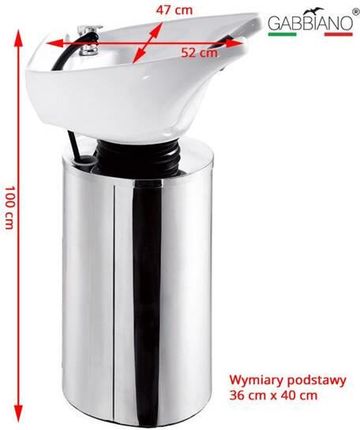 Gabbiano Myjnia Fryzjerska Q-2460 - Stacja Do Mycia - zdjęcie 2