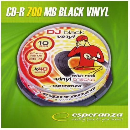 Nośnik danych Esperanza CD-R VINYL 700MB x52 CAKE BOX 10 (2096 ...