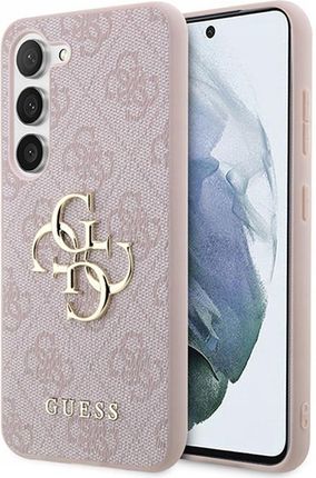 Guess Etui Guhcs24M4Gmgpi Do Samsung Galaxy S24+ S926 Różowy Pink Hardcase 4G Big Metal Logo