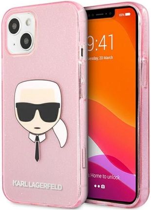 Karl Lagerfeld Karl’S Head Glitter Etui Iphone 13 Mini