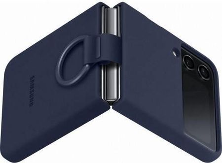 Samsung Etui Silicone Cover Ring Do Galaxy Z Flip4 Ef Pf721Tne Granatowy