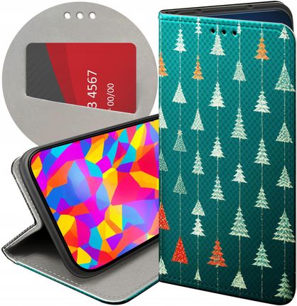 Etui Z Klapką Do Xiaomi Poco X3 Pro 5G Choinka Święta Boże Narodzenie