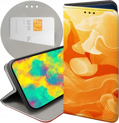 Etui Z Klapką Do Xiaomi Poco X3 Pro 5G Pomarańczowe Pomarańcze Orange