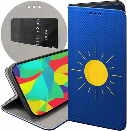 Etui Z Klapką Do Xiaomi Poco X3 Pro 5G Słońce Planety Sun Futerał