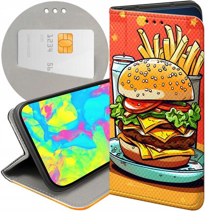 Etui Do Xiaomi Poco X3 Pro 5G Hamburger Burgery Fast Food Jedzenie