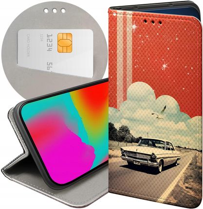 Etui Z Klapką Do Xiaomi Poco X3 Pro 5G Collage Retro Vintage Futerał