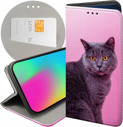 Etui Z Klapką Do Xiaomi Poco X3 Pro 5G Koty Kotki Kociaki Futerał