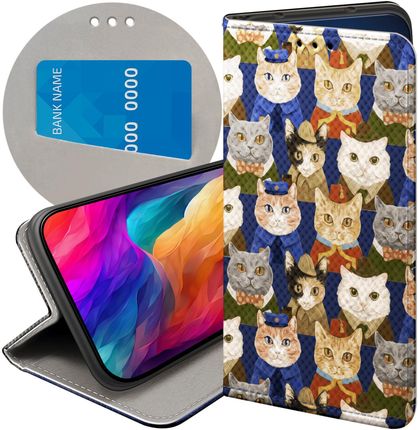 Etui Z Klapką Do Xiaomi Poco X3 Pro 5G Koty Kociaki Kotki Futerał