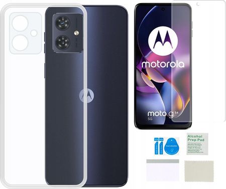 Etui Silikonowe 2Mm Do Motorola Moto G54 5G Obudowa Case Folia Ochronna