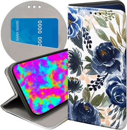Etui Z Klapką Do Xiaomi Poco X3 Pro 5G Kwiaty Kwieciste Flower Case