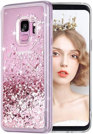 Etui Do Samsung S9 Brokat Liquid Silikon Brokatowe Glitter Case Folia