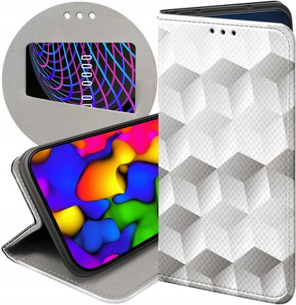 Etui Z Klapką Do Xiaomi Poco X3 Pro 5G 3D Geometryczne Iluzja Case