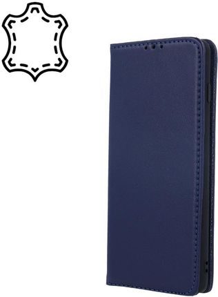 Aaa111 Etui Skórzane Smart Pro Do Xiaomi Redmi Note 12 4G Granatowe