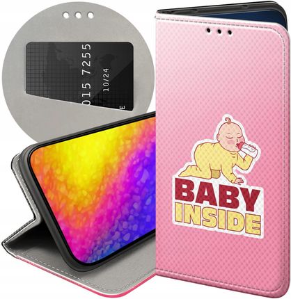 Etui Z Klapką Do Xiaomi Poco X3 Pro 5G Ciążowe Pregnant Baby Shower