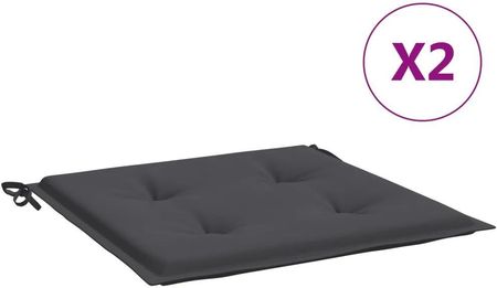 Zakito Home Poduszki Ogrodowe Oxford 50X50X3cm Antracytowe Zh47602