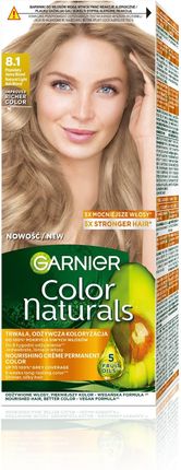 Garnier Color Naturals Farba Nr 8.1 Jasny Popielaty Blond