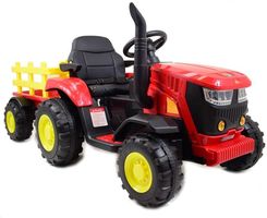 Zdjęcie Import Super-Toys Mocny Traktor Na Akumulator Dla Dziecka Z Przyczepą 2X45W Hl3388 Czerwony - Proszowice