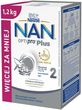 NESTLE NAN OPTIPRO Plus 2 Mleko Następne Dla Niemowląt Powyżej 6 Miesiąca 1,2 Kg