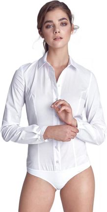 Klasyczna Koszula Body  - Biały - K54 XXL (44) biały