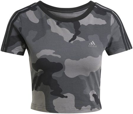 Damska Koszulka z krótkim rękawem Adidas W Camo3S Baby T Ix3705 – Szary