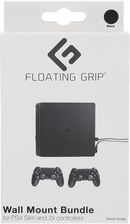 Floating Grip Playstation 4 Slim and Controller Wall Mount - Bundle (Black)