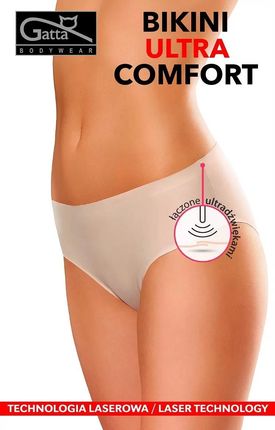 Figi Gatta Bikini Ultra Comfort XS (34) beżowy