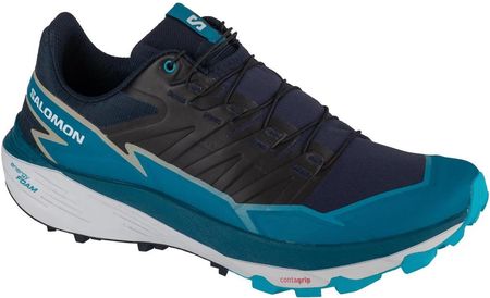 Salomon Męskie Thundercross Carbon/Tahitiantide/Peacock Blue Uk 8