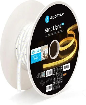 Aigostar Taśma Led Z Układem Scalonym Żółta 50M 8Mm (B10303I0P)