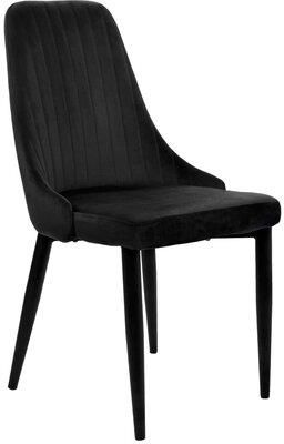 Ehokery Krzesło Lorient Velvet Czarny (2 Szt.) E2175308