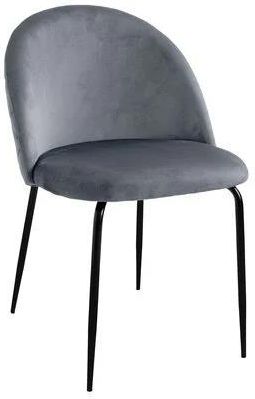 Ehokery Krzesło Fargo Velvet Grafitowy (2 Szt.) E2175302