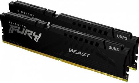 メモリー Kingston FURY BEAST DDR5 6000Mhz 16GB x2 Pamięć RAM Kingston Fury Beast DDR5 16Gb (2 X 8Gb) 6000 CL30