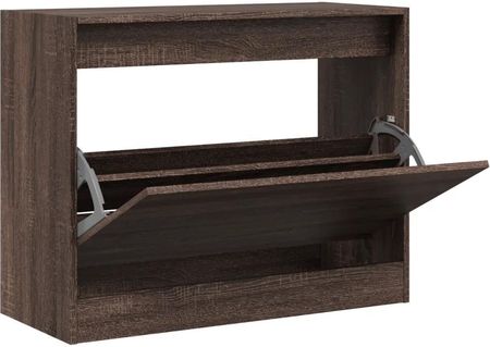 Zakito Europe Szafka Na Buty Drewniana Brązowa 80X34X63 Cm