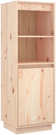Zakito Europe Kredens Sosnowy 1 Półka 1 Przegroda 37X34X110Cm Surowy