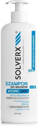 Solverx Atopic Skin Szampon Do Włosów Pielęgnujący I Przeciwzapalny 500Ml