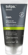 Zdjęcie tołpa dermo men pure - węglowy żel do mycia twarzy 150 ml - Zawidów