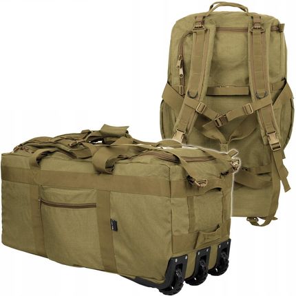 Torba na kółkach wojskowa plecak Mil-Tec Combat Duffle Bag 118 l Coyote