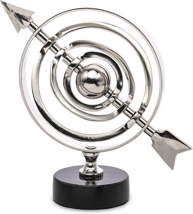 Stylowe srebrne astrolabium prezent dekoracja ozdoba na biurko do gabinetu