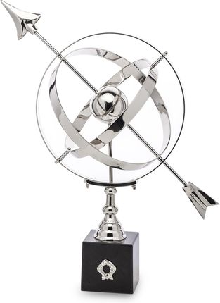 Srebrne metalowe astrolabium dekoracja na biurko ozdoba do gabinetu salonu