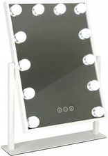 Lusterko do makija�u kosmetyczne pod�wietlane LED Hollywood z 12 �ar�wkami