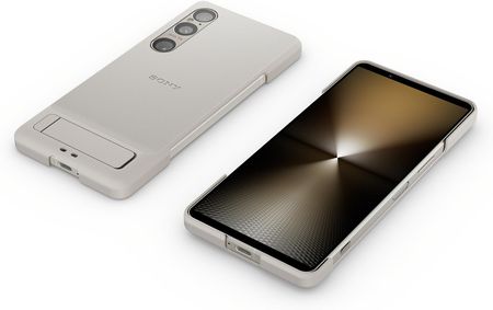 Sony Osłona Z Podstawką Do Smartfona Xperia 1 Vi Srebrny (XQZCBECS)