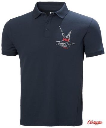 Koszulka męska HELLY HANSEN HP RACE POLO - Navy