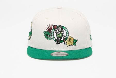 New Era Boston Celtics 9FIFTY NBA Floral Snapback Cap Stone/ Kelly Green