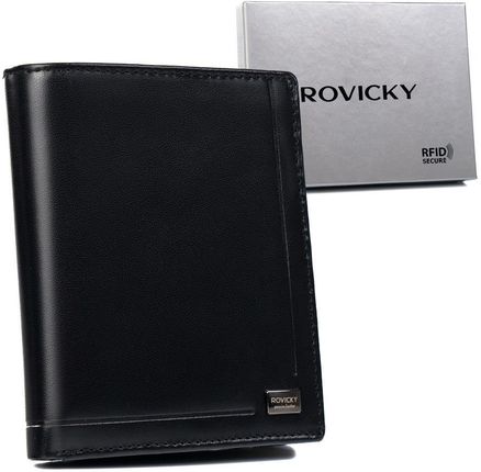 Skórzany portfel męski na karty Rovicky
