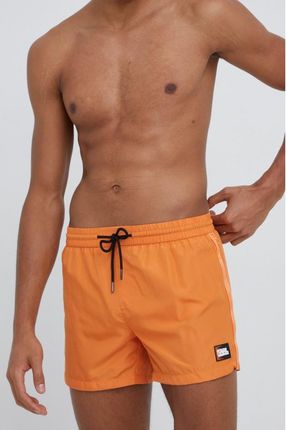 Karl Lagerfeld szorty kąpielowe KL22MBS01 kolor pomarańczowy M