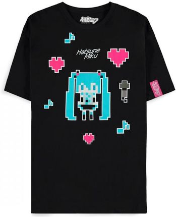 Koszulka Vocaloid - Hatsune Miku Pixel Art (rozmiar S)