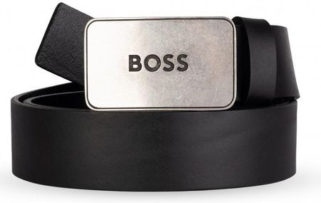 HUGO BOSS skórzany męski pasek ICON BLACK