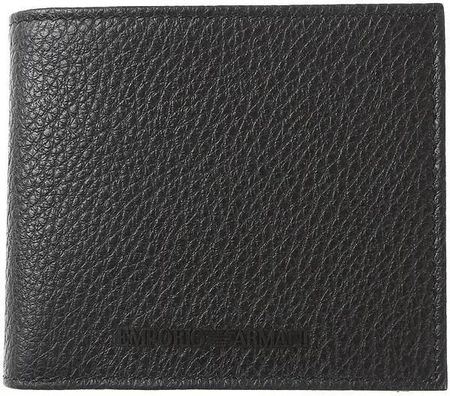 EMPORIO ARMANI męski skórzany portfel BUSINESS wallet BLACK